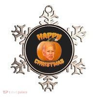 Happy Christmas Joe Biden Halloween Pro Trump  Ornament thumb 0