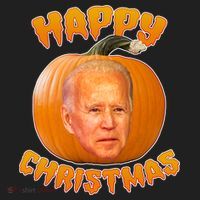 Happy Christmas Joe Biden Halloween Pro Trump  Hat thumb 2