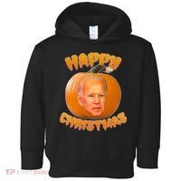 Happy Christmas Joe Biden Halloween Pro Trump  Toddler Hoodie thumb 0