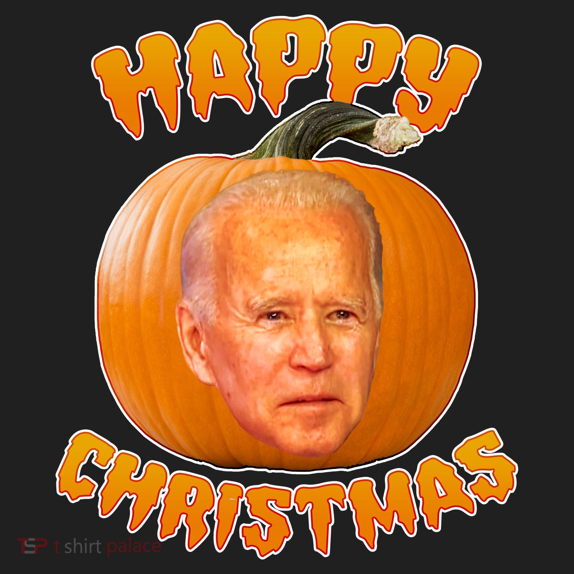 Happy Christmas Joe Biden Halloween Pro Trump  Golf Towel
