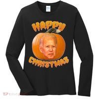 Happy Christmas Joe Biden Halloween Pro Trump  Women's Long Sleeve Shirt thumb 0