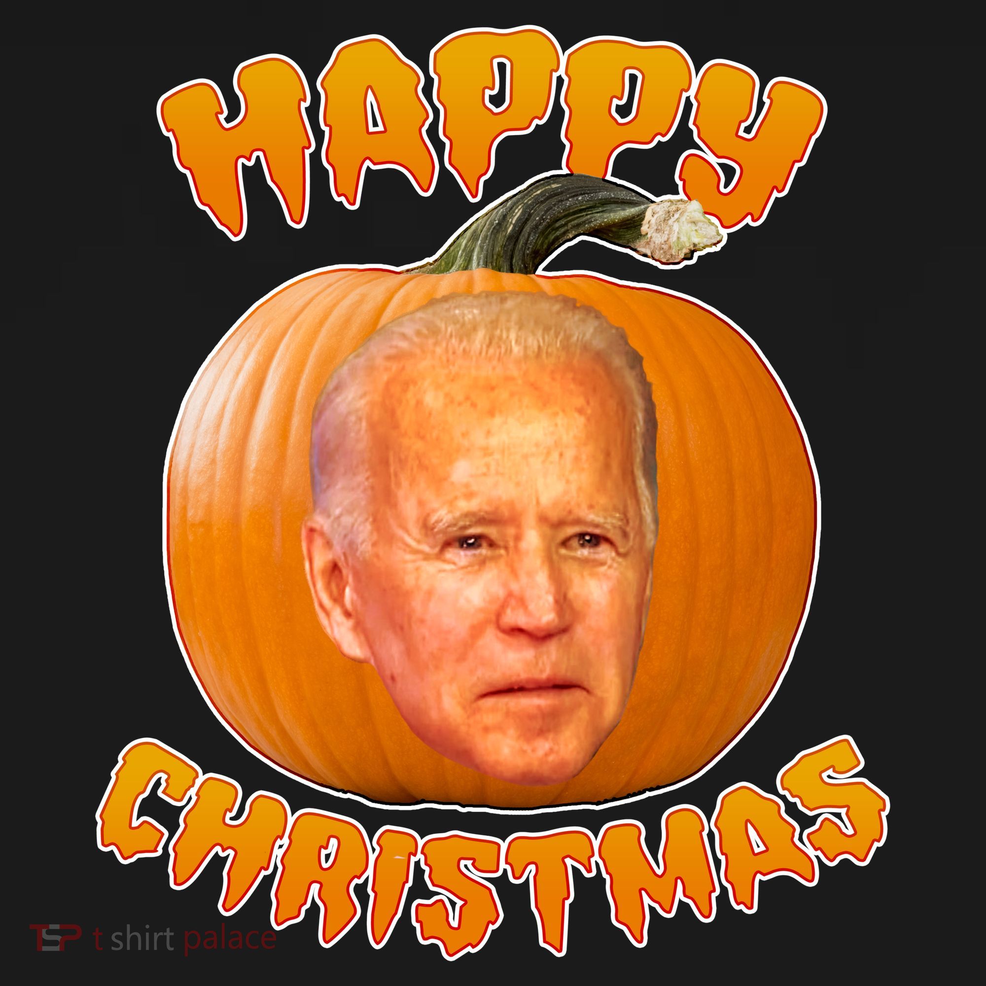 Happy Christmas Joe Biden Halloween Pro Trump  Women's T-Shirt