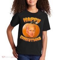 Happy Christmas Joe Biden Halloween Pro Trump  Kids T-Shirt thumb 2