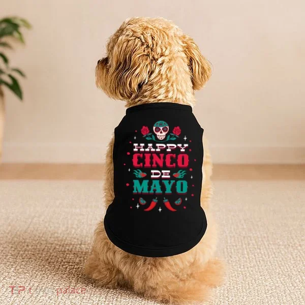 Happy Cinco De Mayo Doggie Tank