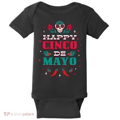 Happy Cinco De Mayo Baby Bodysuit