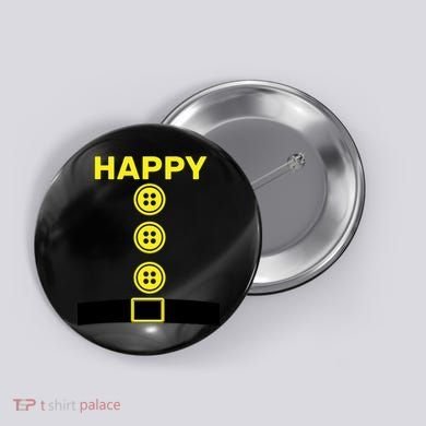 Happy Dwarf Button