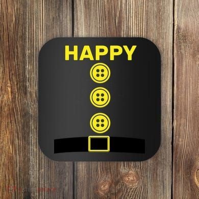 Happy Dwarf Coaster