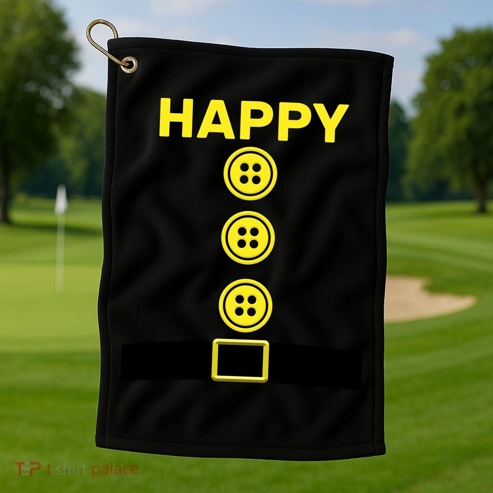 Happy Dwarf Golf Towel