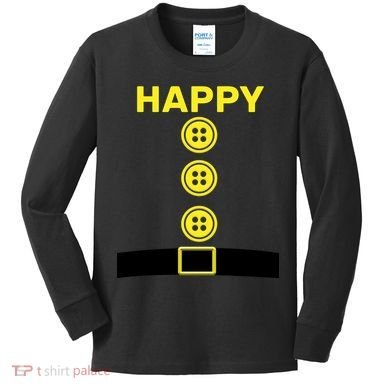Happy Dwarf Kids Long Sleeve Shirt