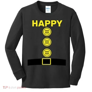 Happy Dwarf Kids Long Sleeve Shirt