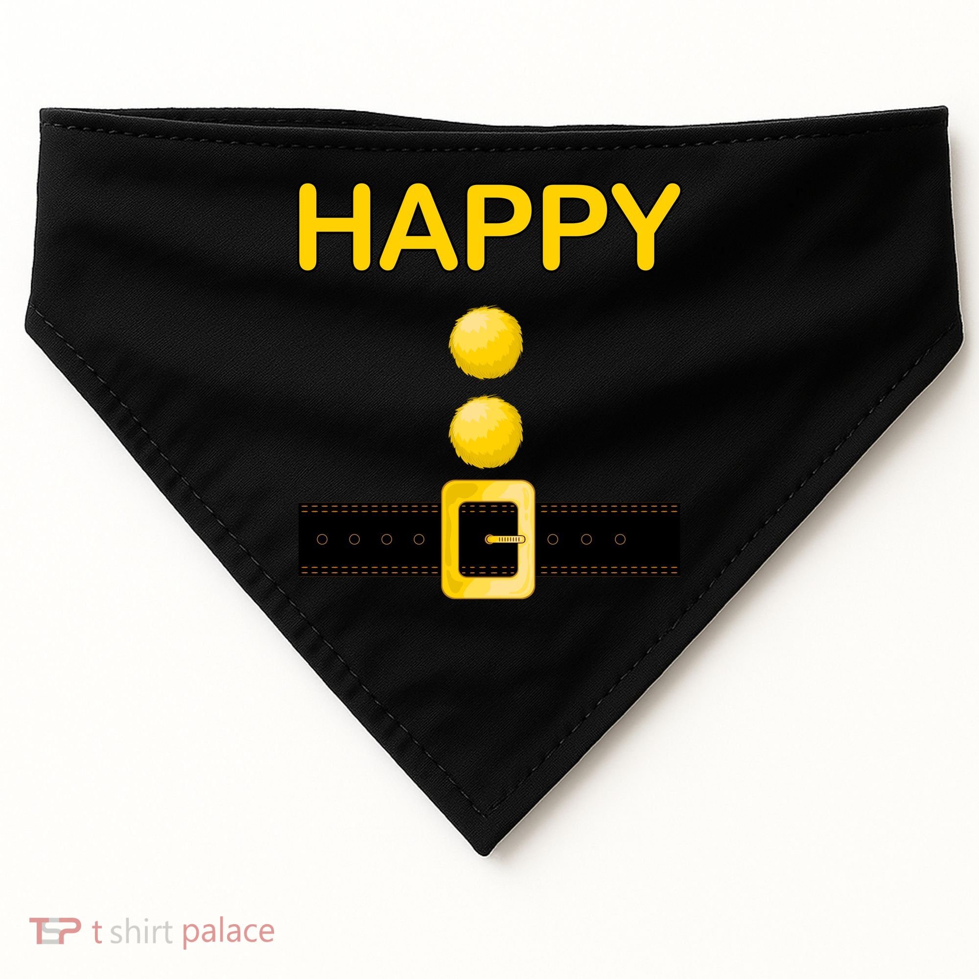 Happy Dwarf Costume USA-Made Doggie Bandana