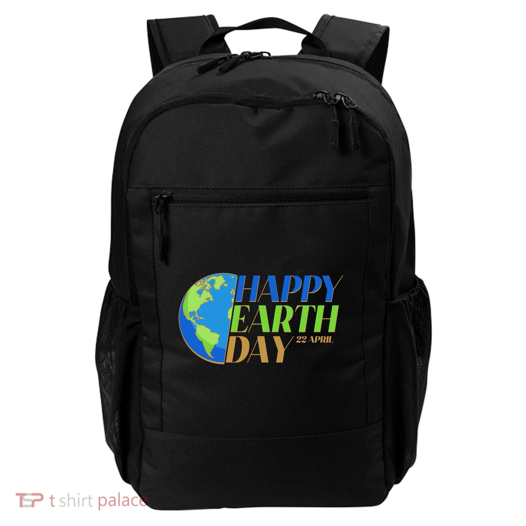 Happy Earth Day 22 April Backpack