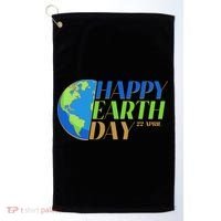 Happy Earth Day 22 April Golf Towel thumb 0