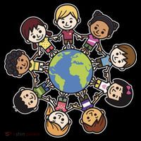 Happy Earth Day Children Around The World Women's Hoodie thumb 2
