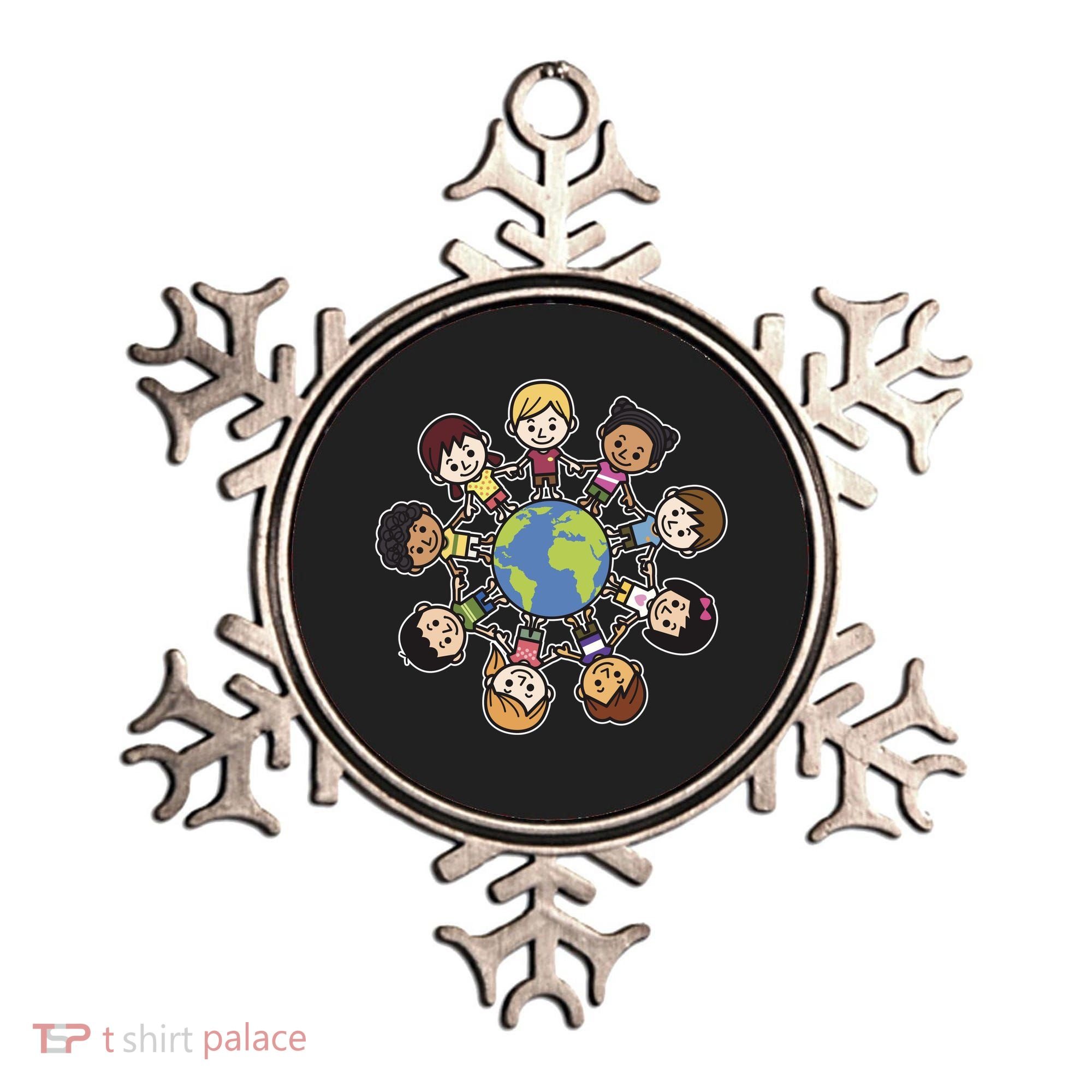 Happy Earth Day Children Around The World Ornament