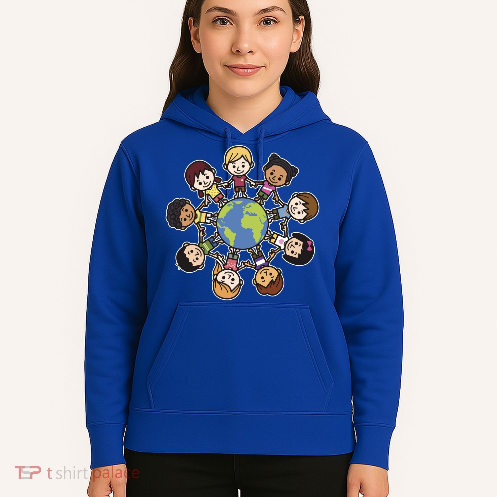 Happy Earth Day Children Around The World Hoodie