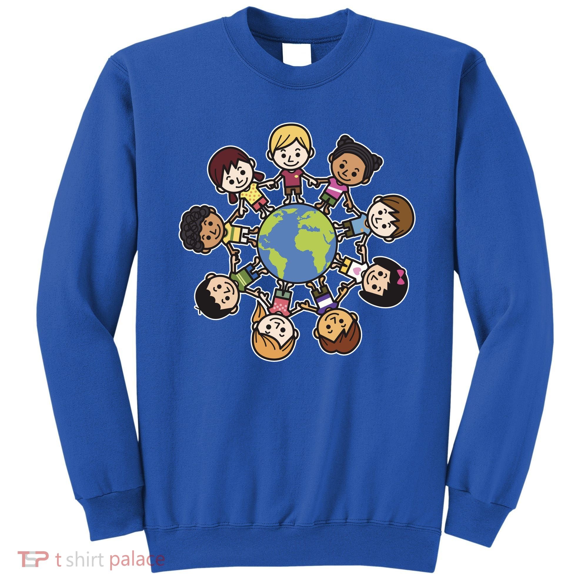 Happy Earth Day Children Around The World Sweatshirt