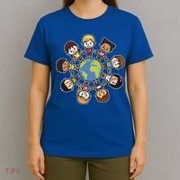 Happy Earth Day Children Around The World T-Shirt thumb 4
