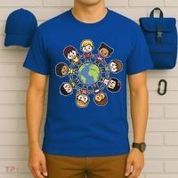 Happy Earth Day Children Around The World T-Shirt thumb 6