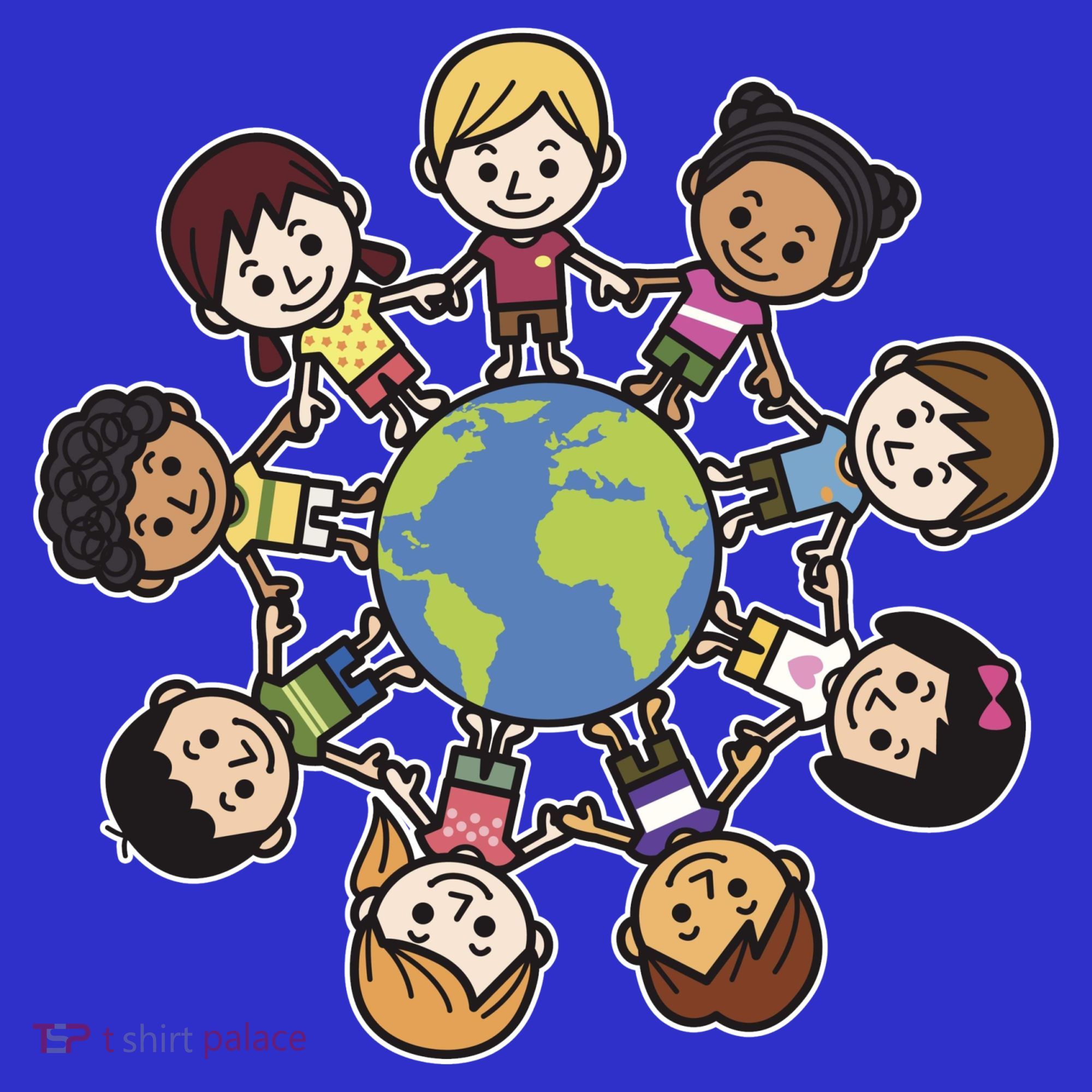 Happy Earth Day Children Around The World Mousepad