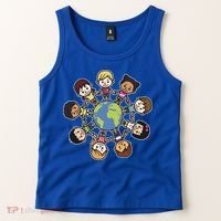 Happy Earth Day Children Around The World Tank Top thumb 2