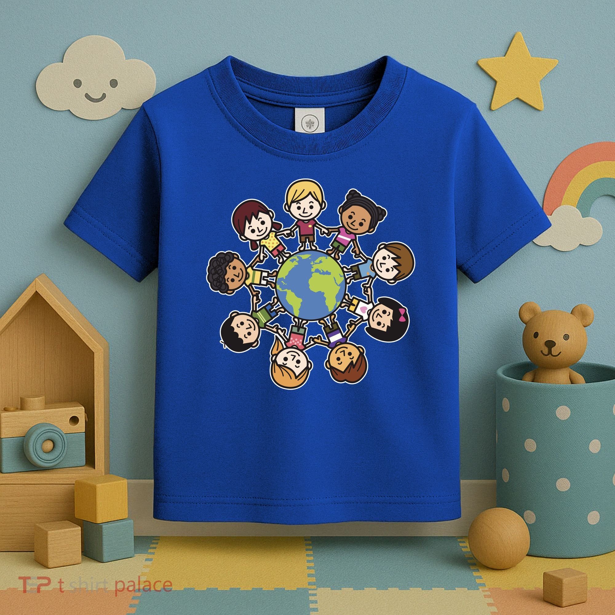 Happy Earth Day Children Around The World Toddler T-Shirt