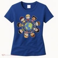 Happy Earth Day Children Around The World Women's T-Shirt thumb 0