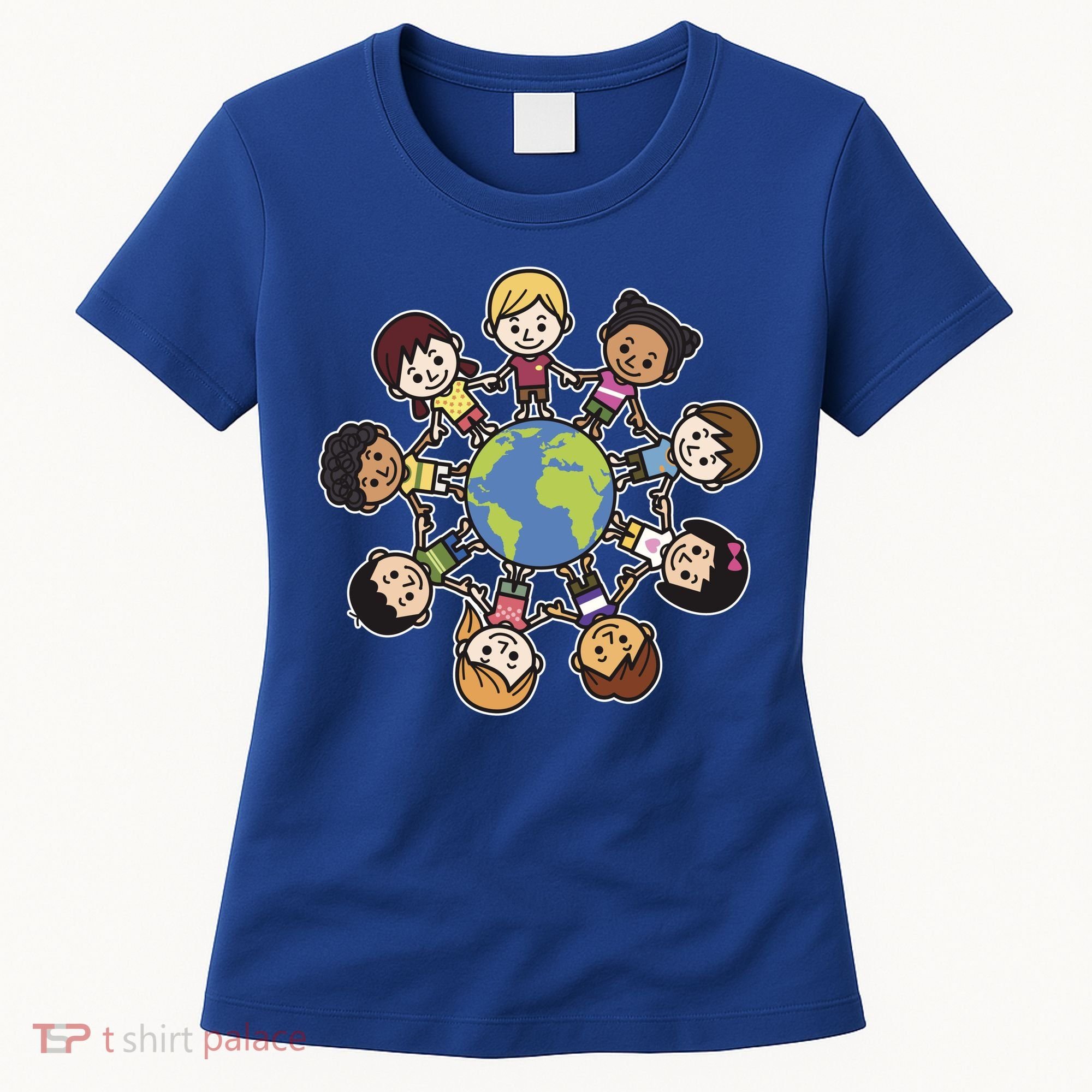 Happy Earth Day Children Around The World Women's T-Shirt