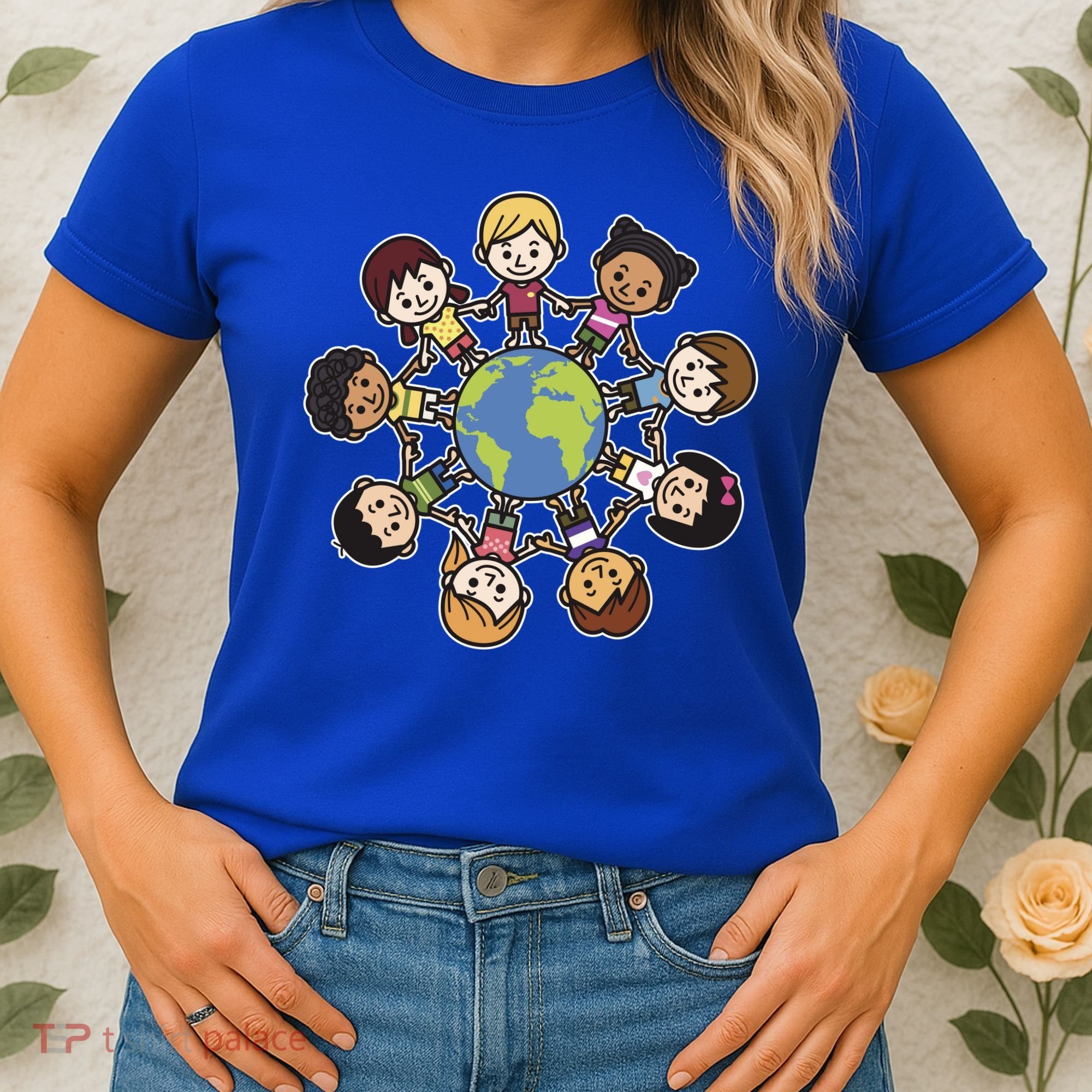 Happy Earth Day Children Around The World Women's T-Shirt