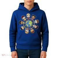Happy Earth Day Children Around The World Kids Hoodie thumb 4