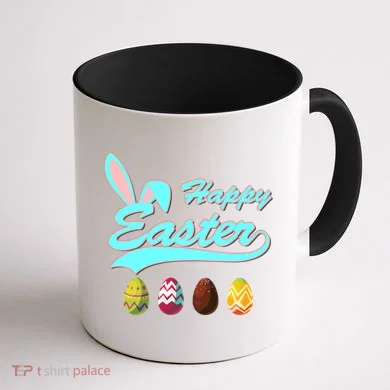Happy Easter Coffee Mug back