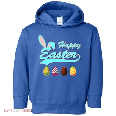 Happy Easter Toddler Hoodie