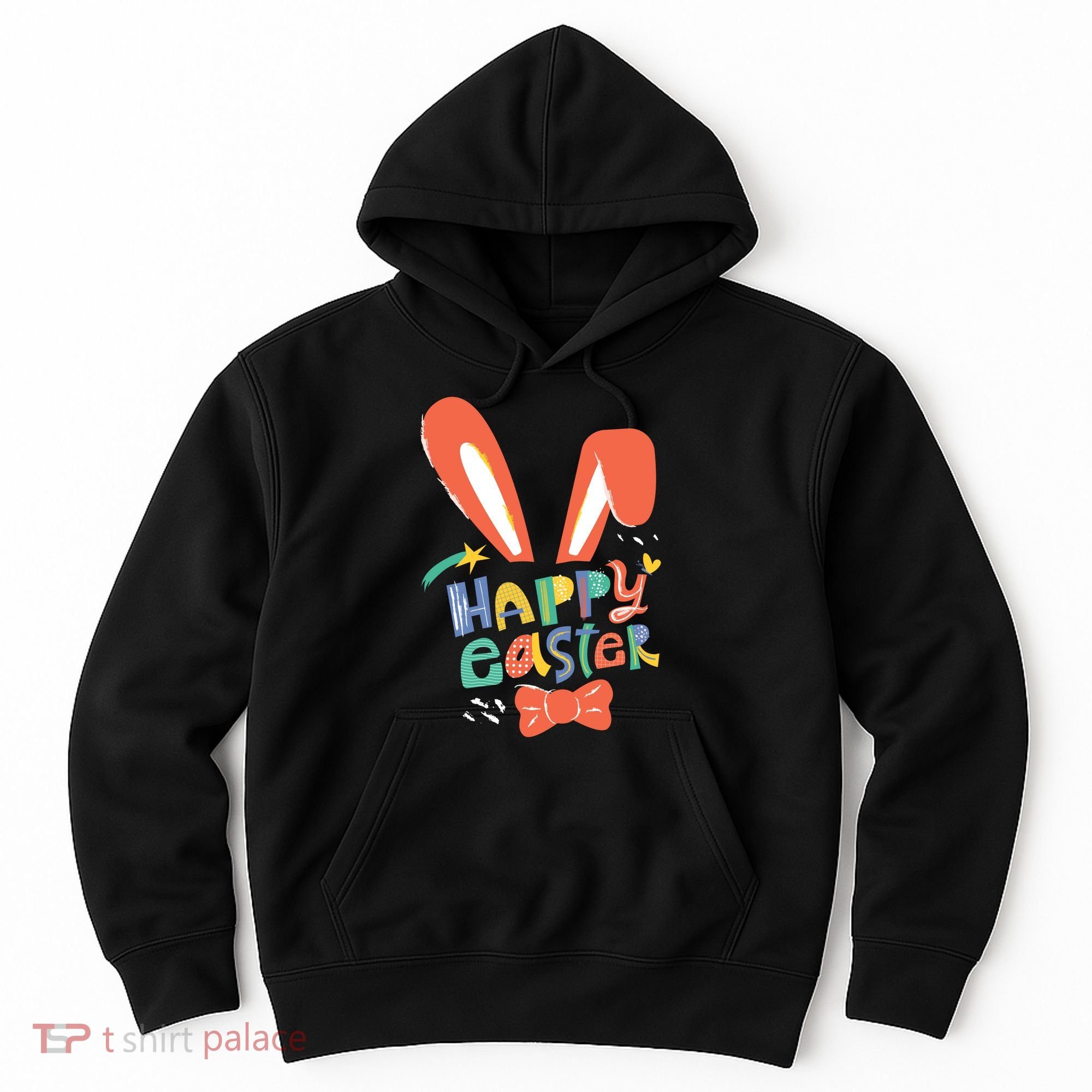 Happy Easter Bow  Hoodie