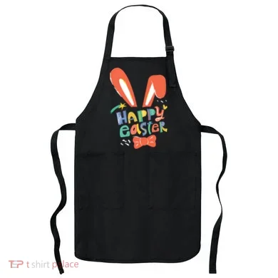 Happy Easter Bow  Apron