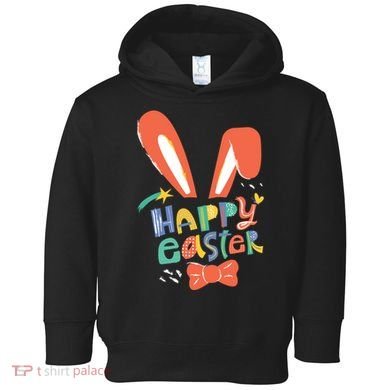 Happy Easter Bow  Toddler Hoodie