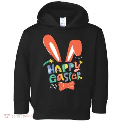 Happy Easter Bow Toddler Hoodie