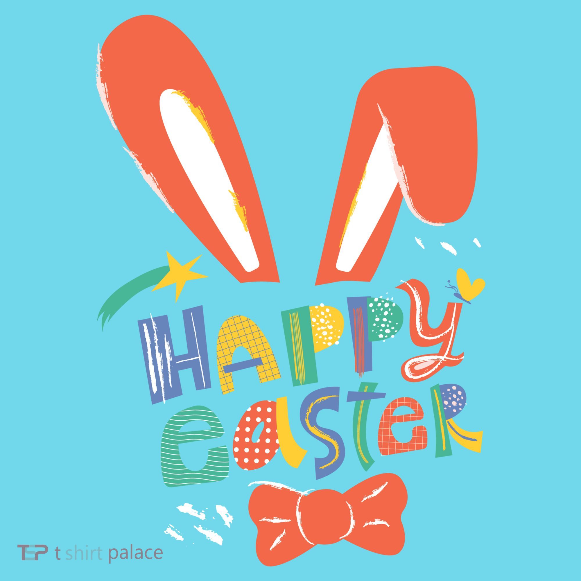 Happy Easter Bow  Long Sleeve Shirt