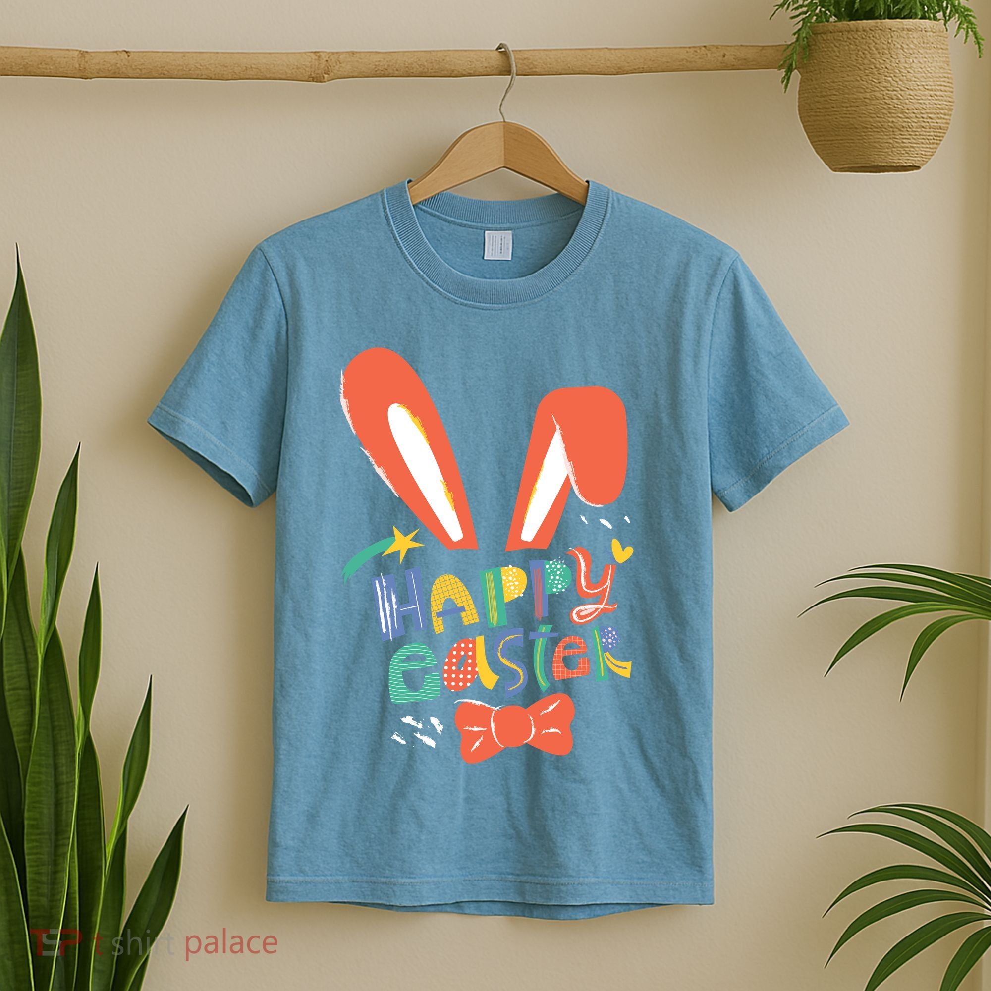 Happy Easter Bow  T-Shirt