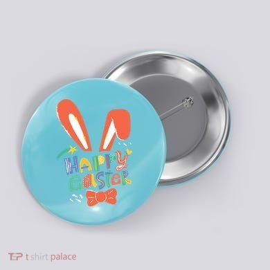 Happy Easter Bow  Button