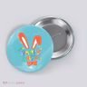 Happy Easter Bow Button