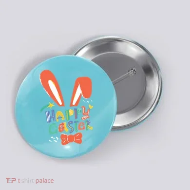 Happy Easter Bow  Button
