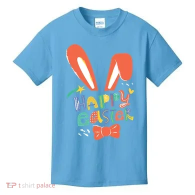 Happy Easter Bow Kids T-Shirt