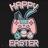 Happy Easter Bunny Game Controller Doggie Tank thumb 4