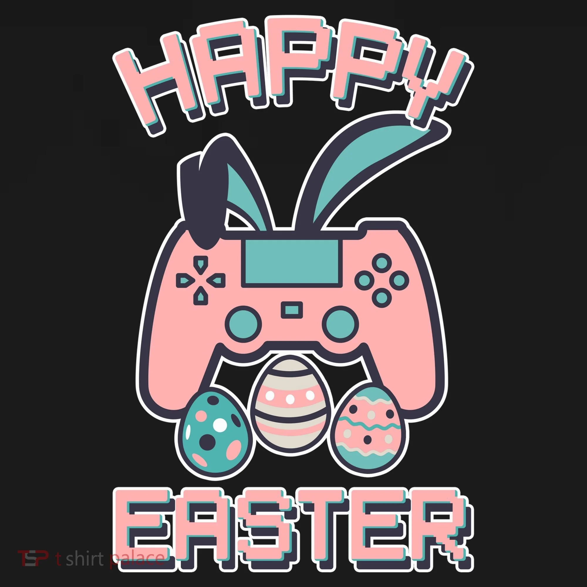 Happy Easter Bunny Game Controller Doggie Tank