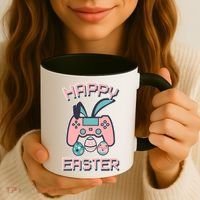 Happy Easter Bunny Game Controller Coffee Mug thumb 3