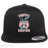 Happy Easter Bunny Game Controller Flat Bill Trucker Hat