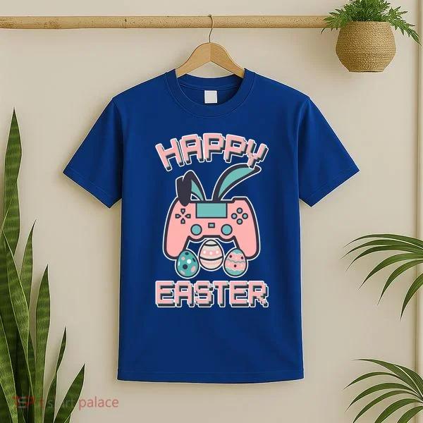 Happy Easter Bunny Game Controller T-Shirt