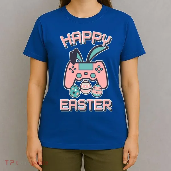 Happy Easter Bunny Game Controller T-Shirt