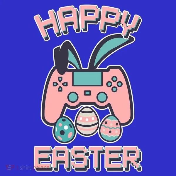Happy Easter Bunny Game Controller T-Shirt