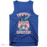 Happy Easter Bunny Game Controller Tank Top thumb 0